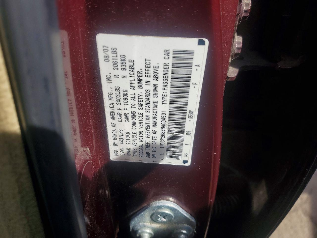 Honda Accord Exl