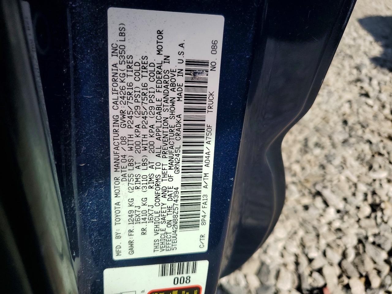 Toyota Tacoma Access Cab