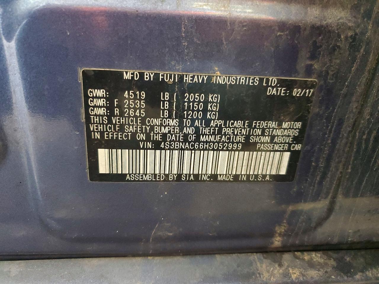 Subaru Legacy 2.5i Premium