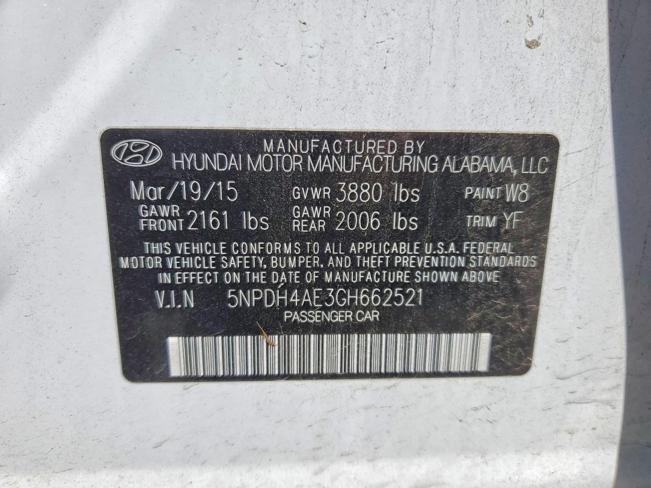 Hyundai ELANTRA Se