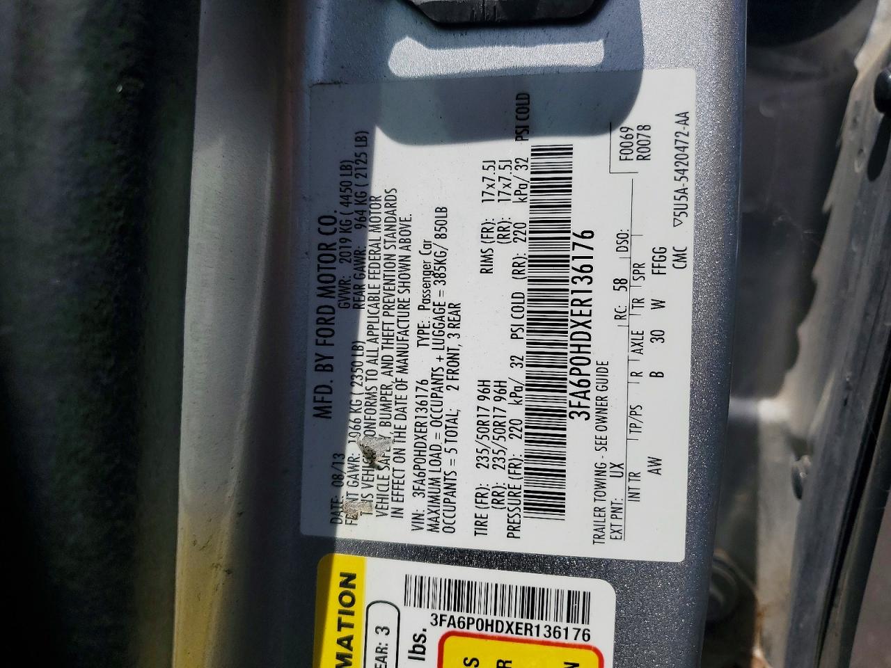 Ford Fusion Se