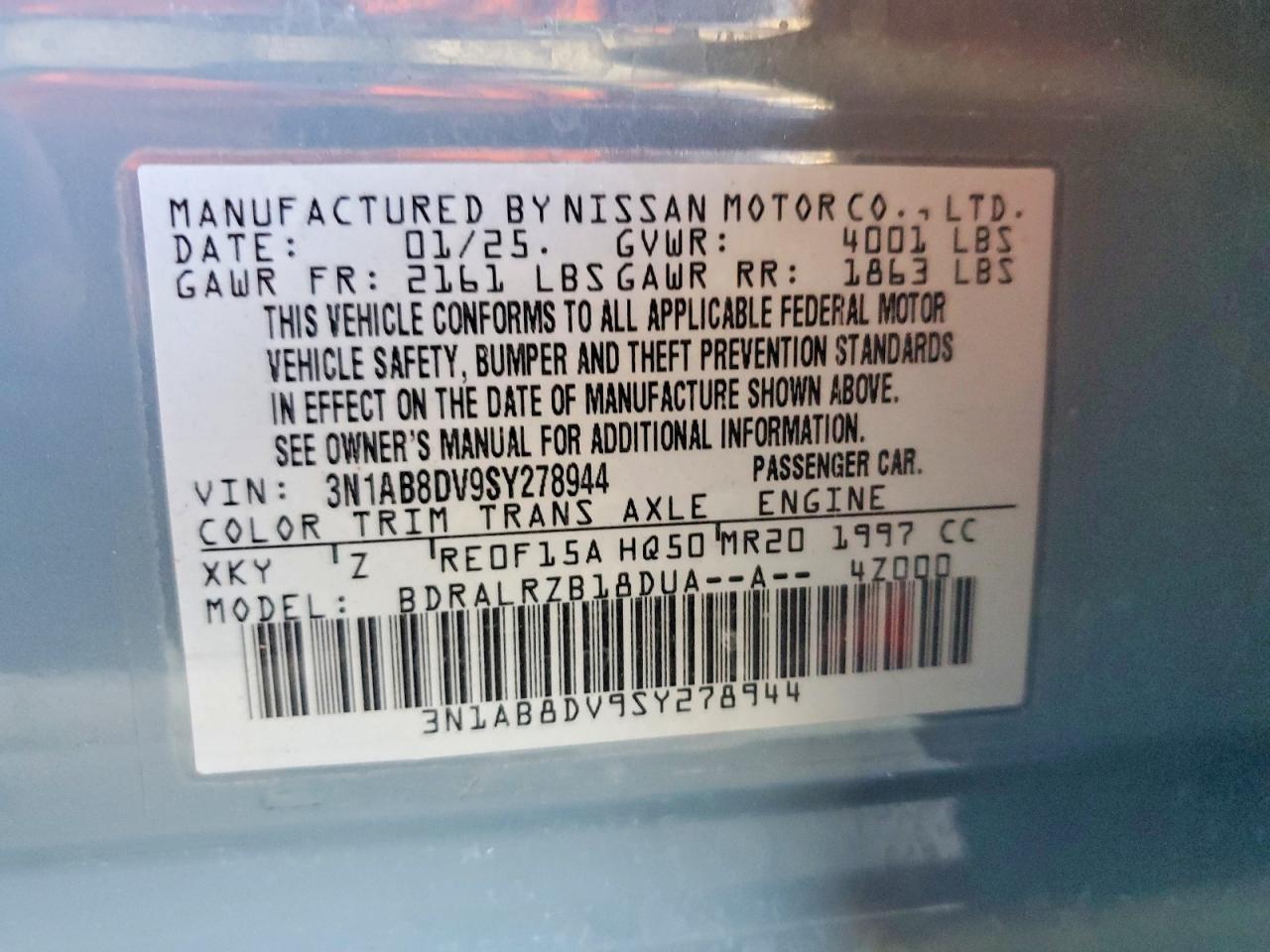 Nissan Sentra Sr