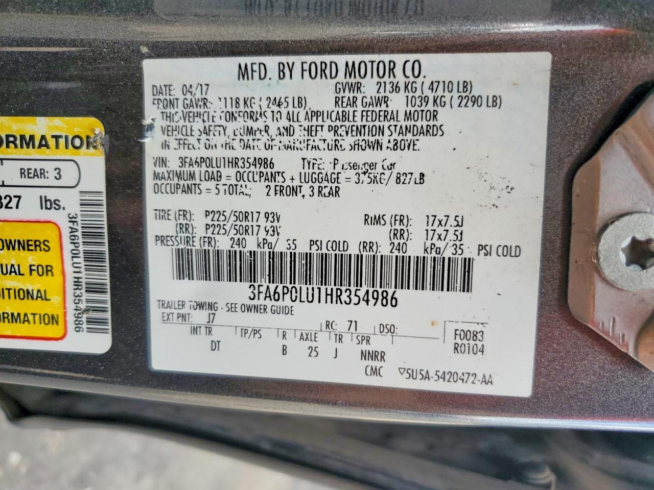 Ford Fusion Se Hybrid