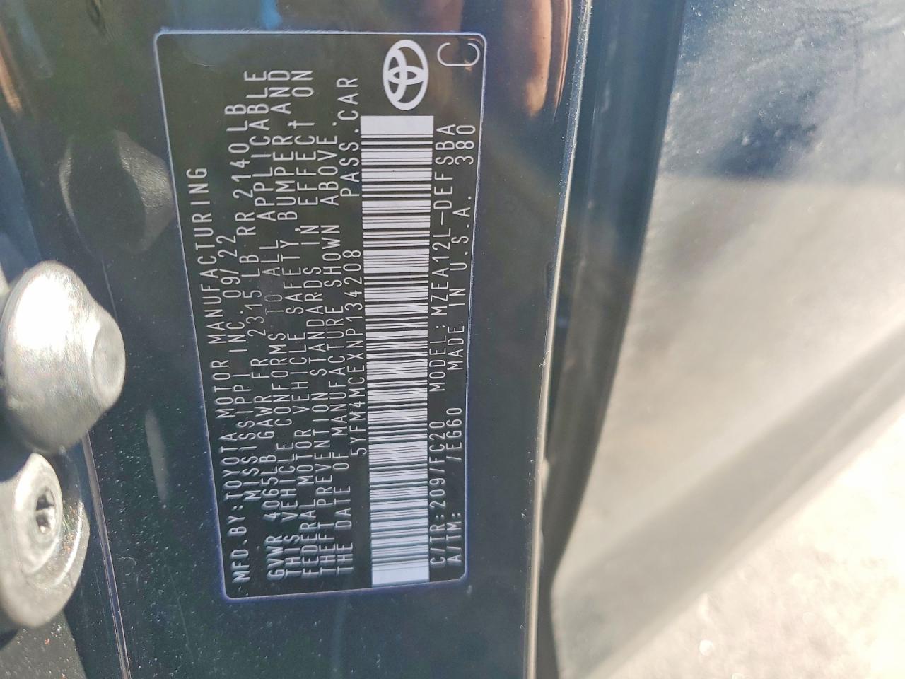 Toyota Corolla Se