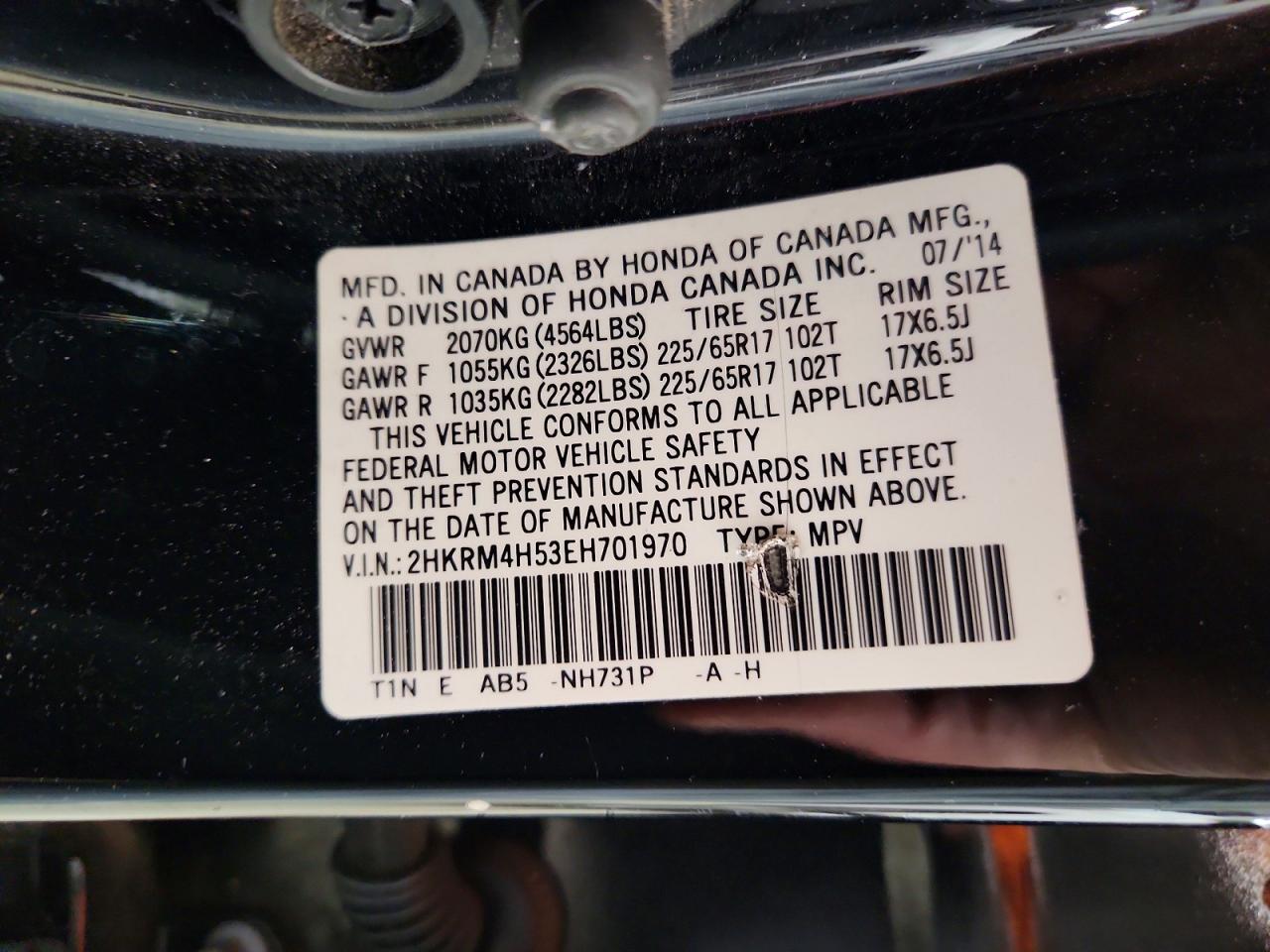 Honda Crv Ex
