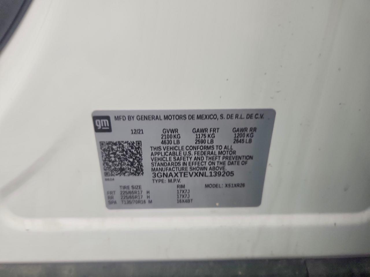 Chevrolet Equinox Lt