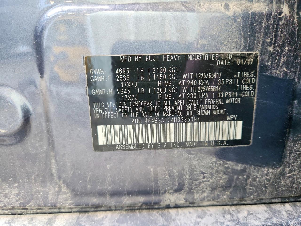 Subaru Outback 2.5i Premium
