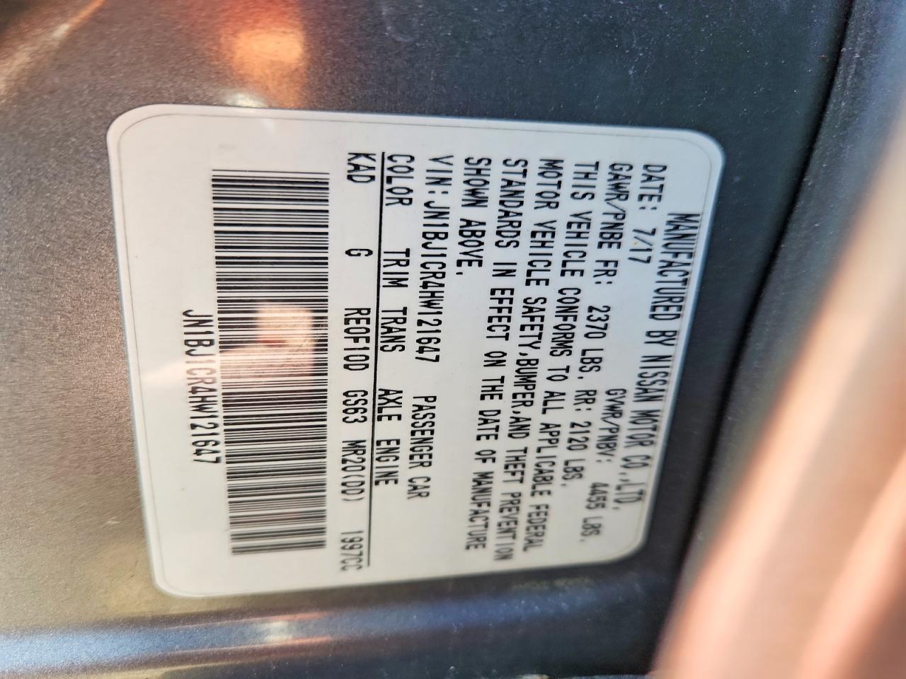 Nissan Rogue Sl