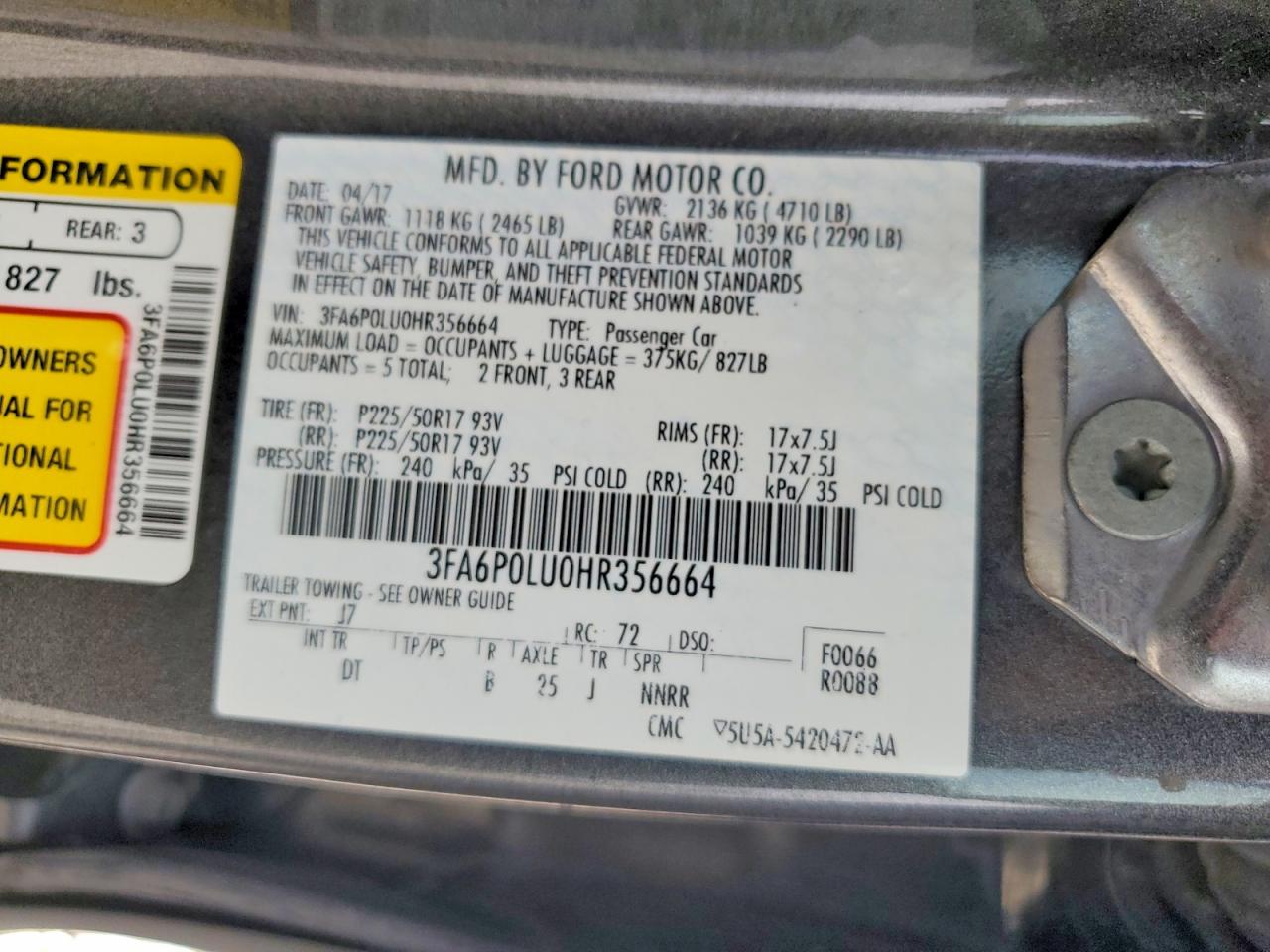 Ford Fusion Se Hybrid