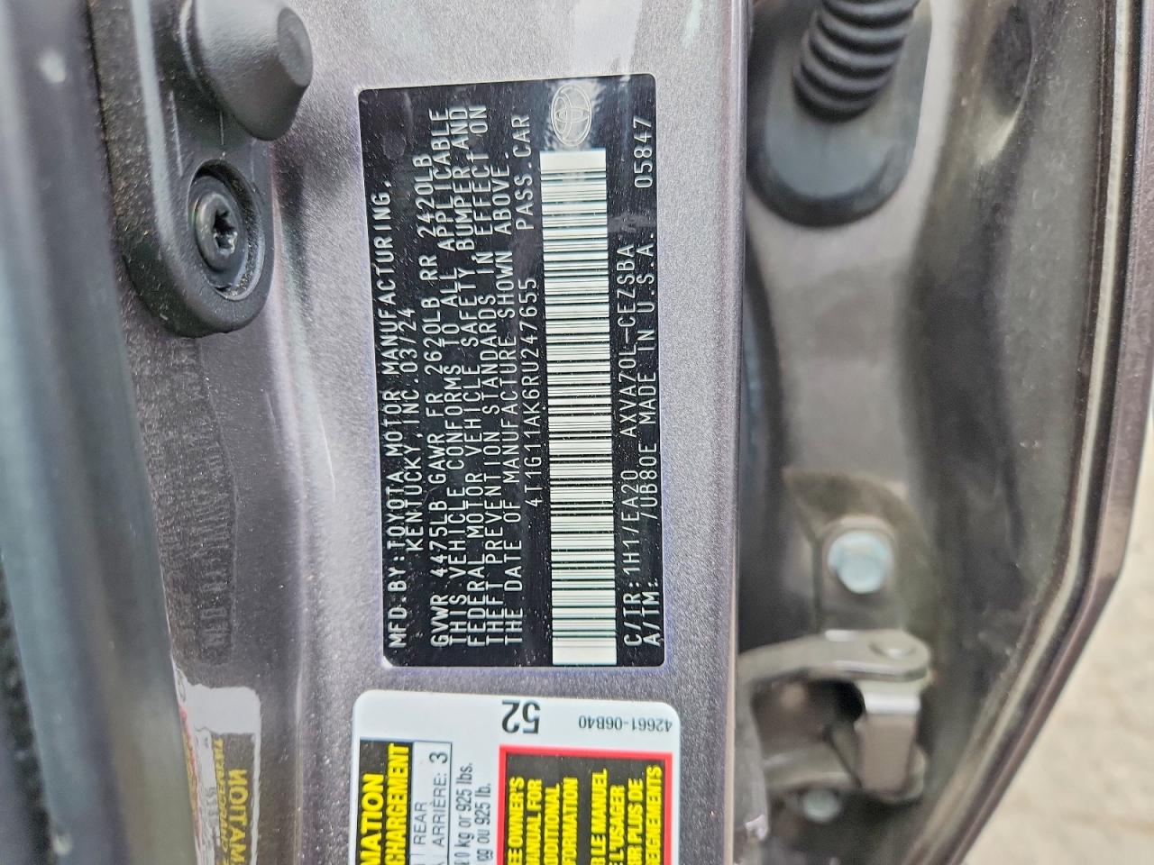 Toyota Camry Se