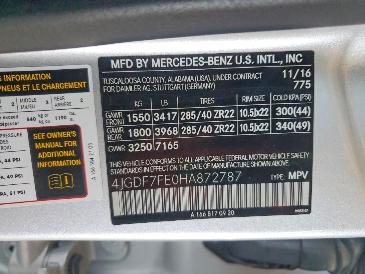 Mercedes-Benz Gls-class 63 Amg 4matic