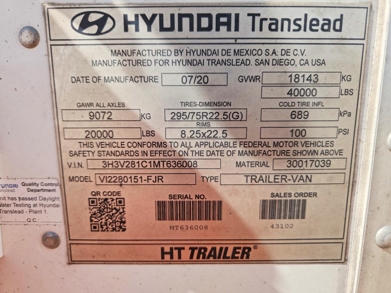 Hyundai Translead Inc Other