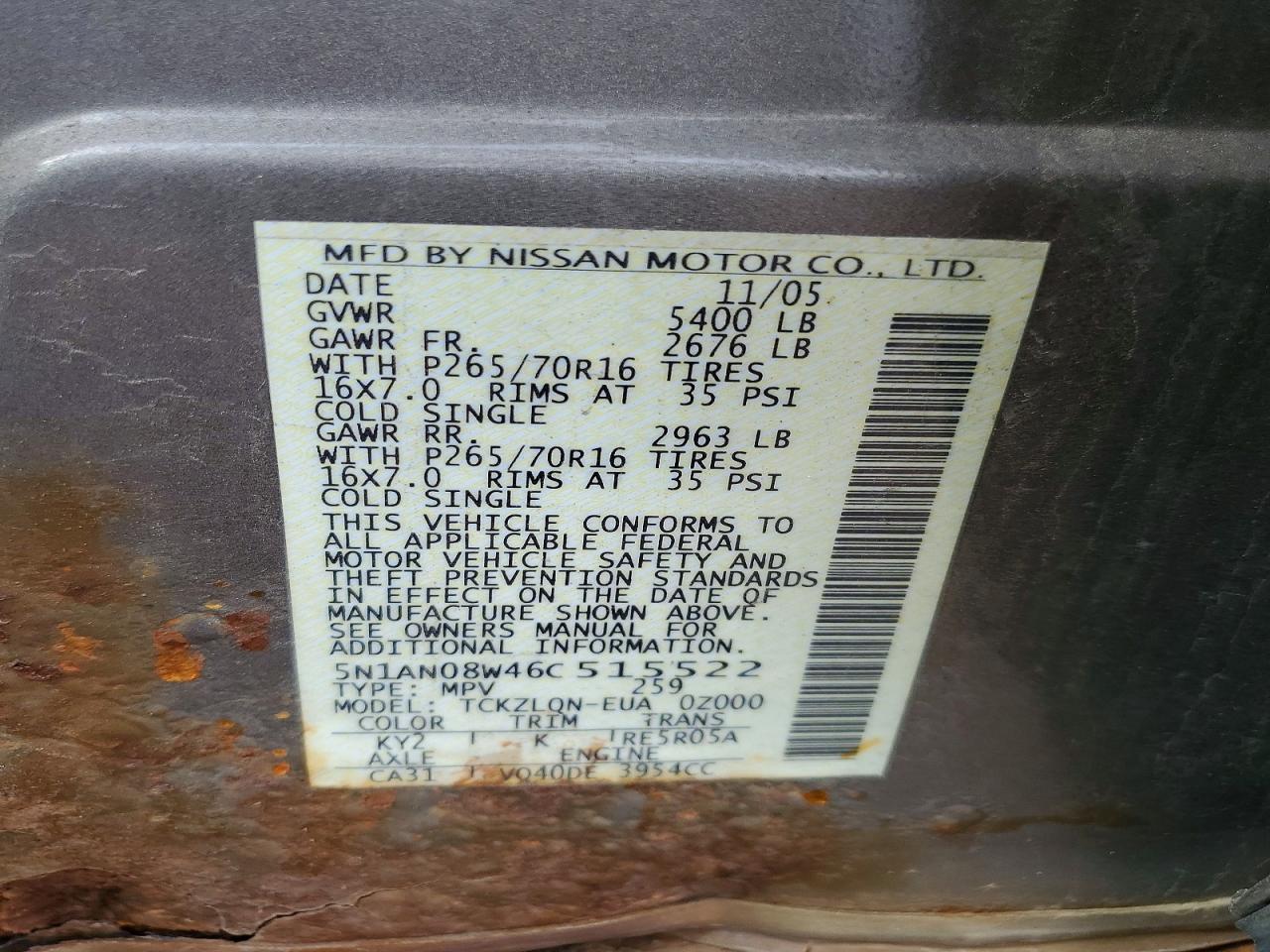 Nissan Xterra X