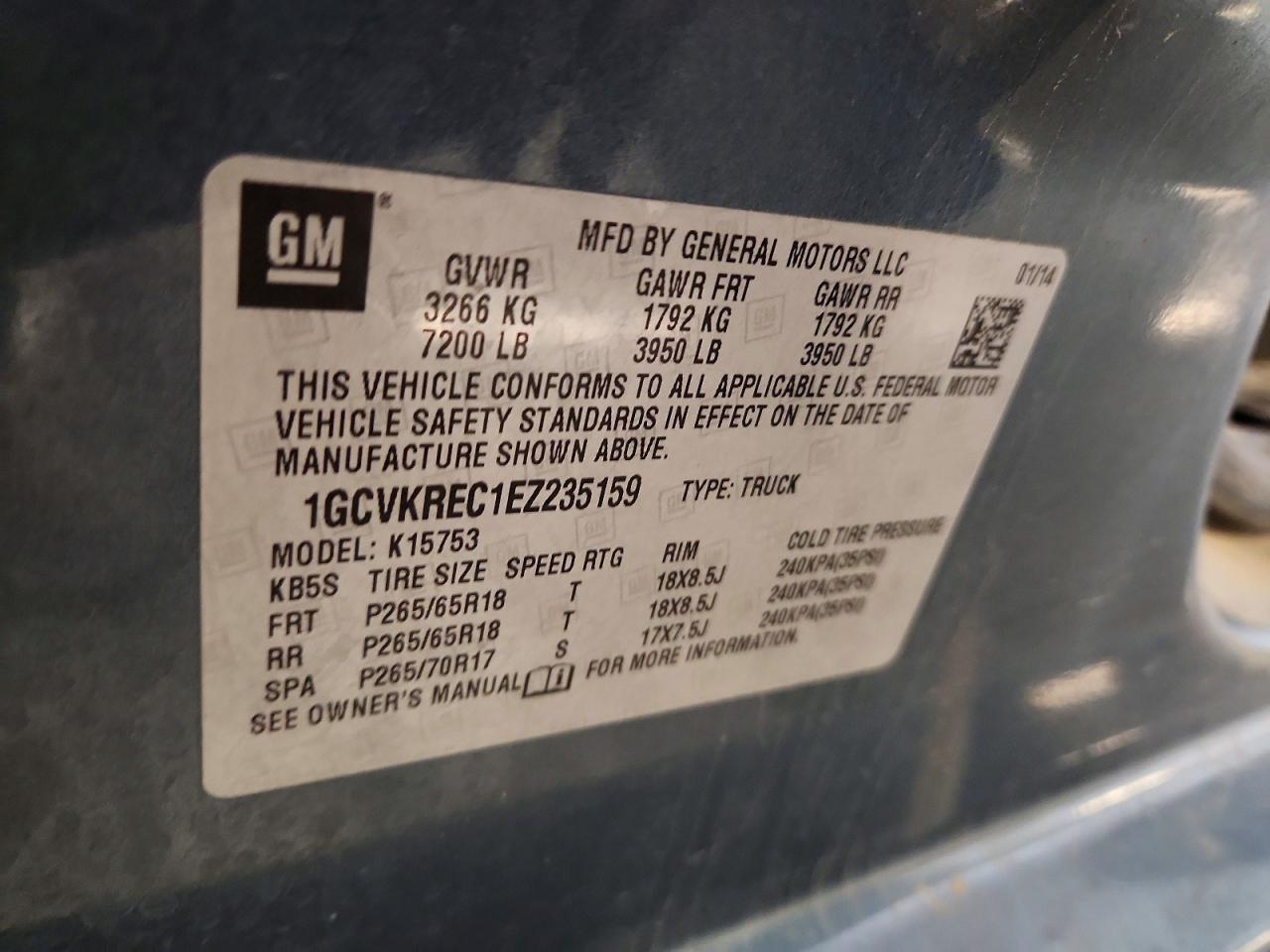 Chevrolet Silverado K1500 Lt