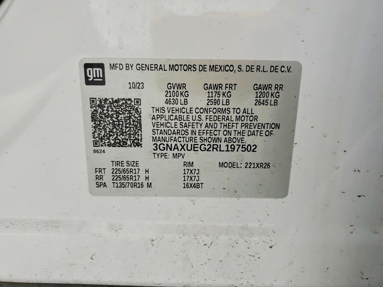 Chevrolet Equinox Lt