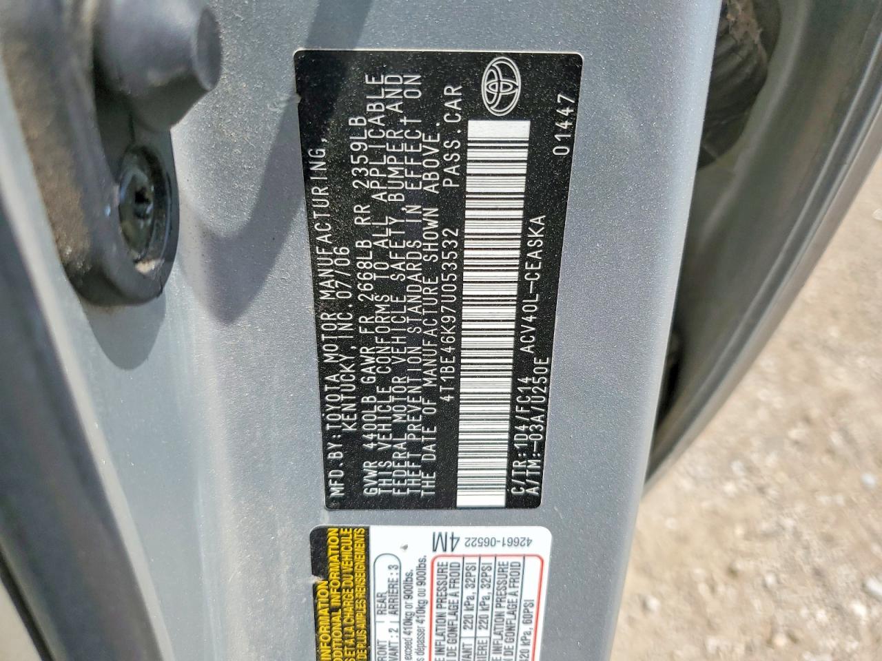 Toyota Camry Se