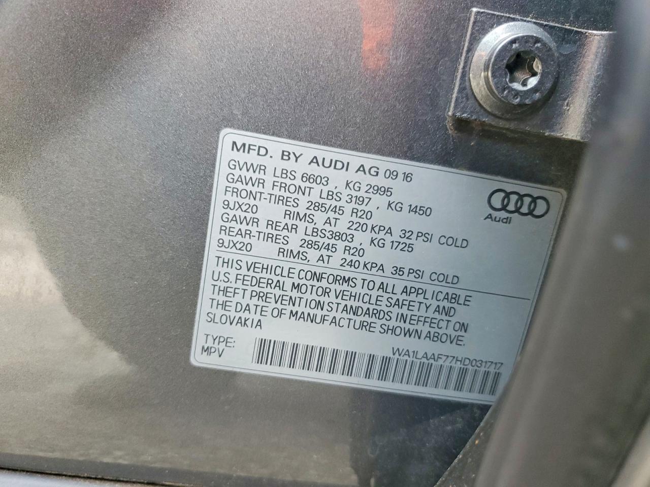 Audi Q7 Premium Plus