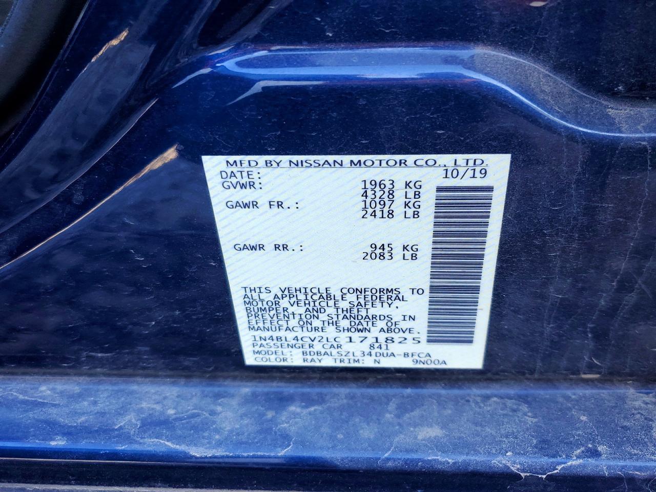 Nissan Altima 2.5 Sr