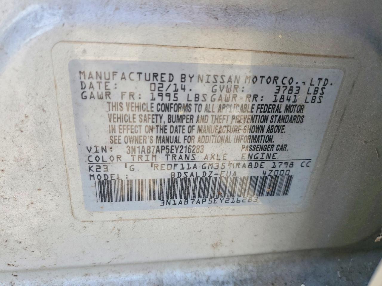 Nissan Sentra Sv