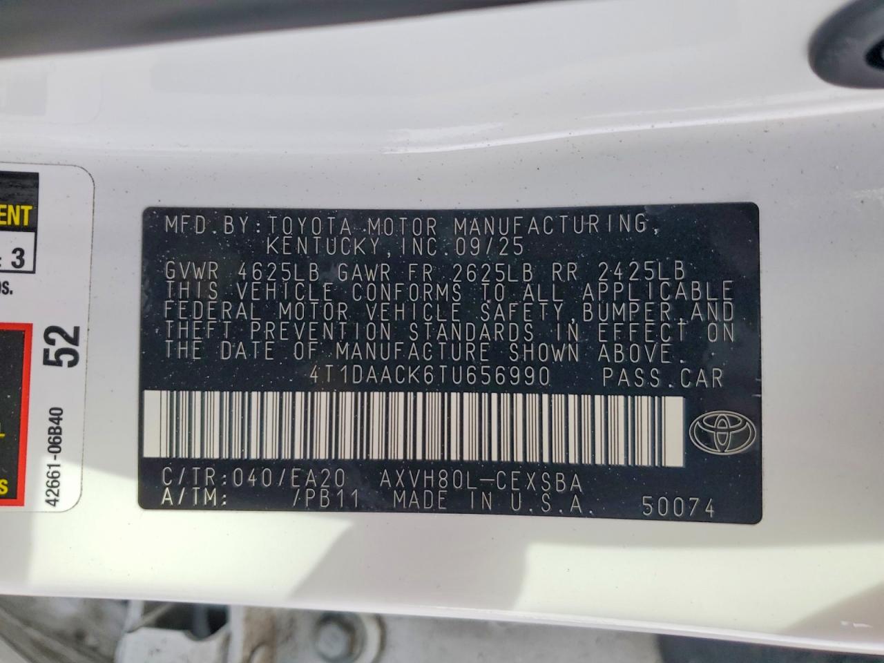 Toyota Camry Xse