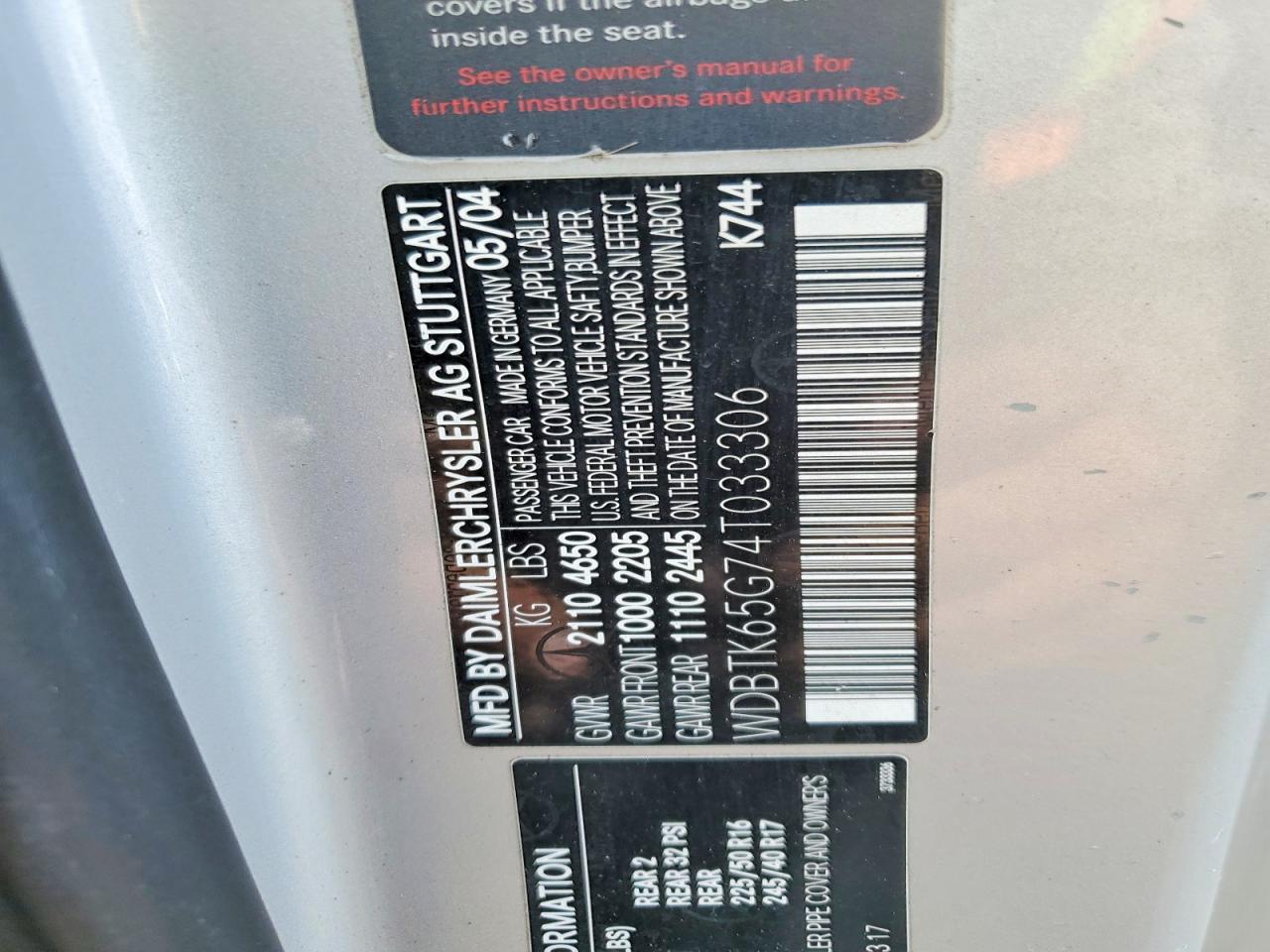 Mercedes-Benz Clk-class 320