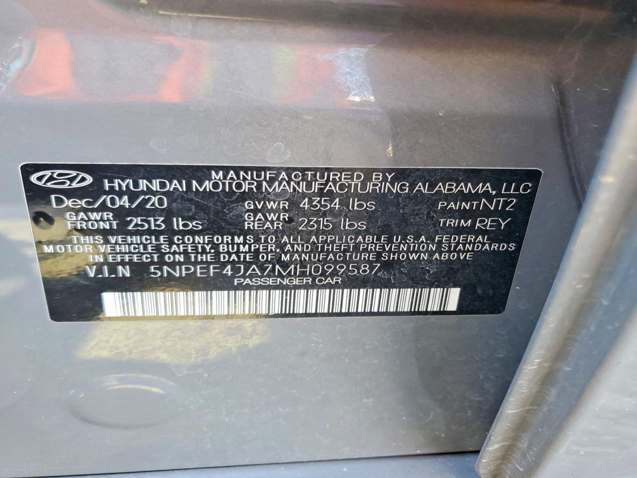 Hyundai SONATA Sel