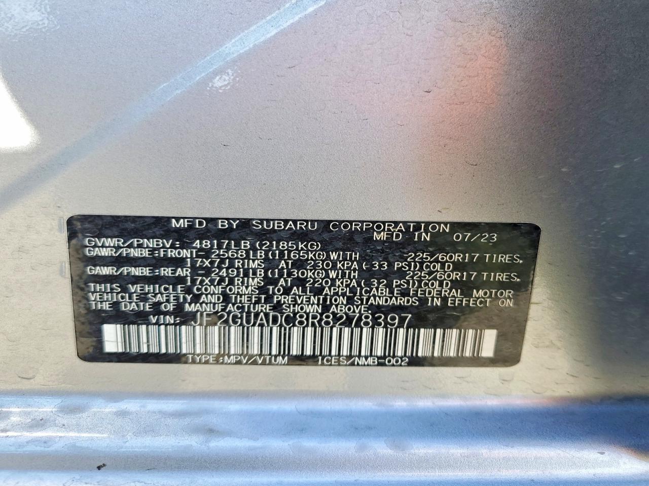 Subaru Crosstrek Premium