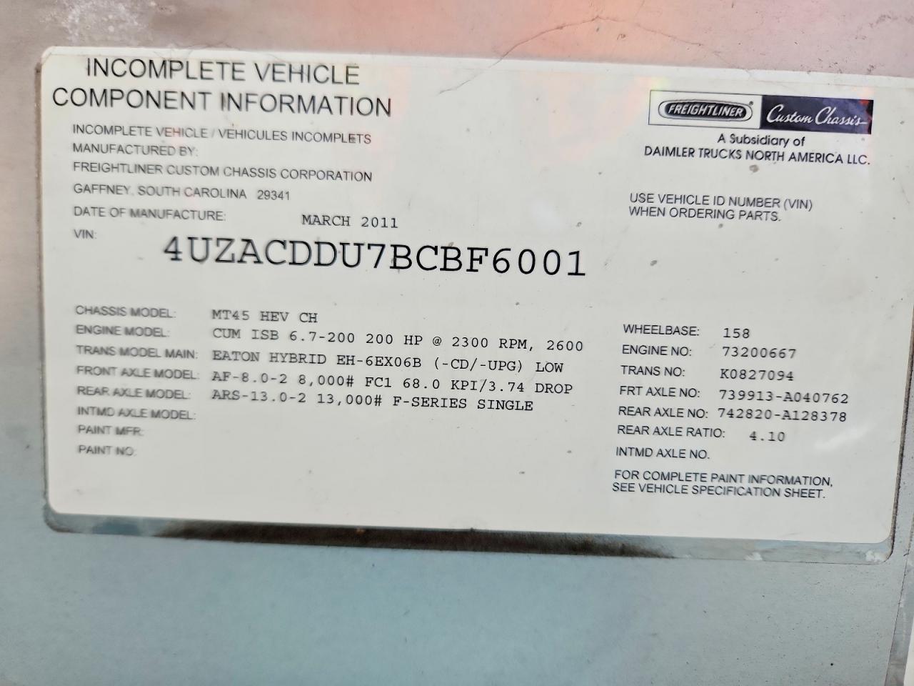 Freightliner Chassis M Line Walk-in Van