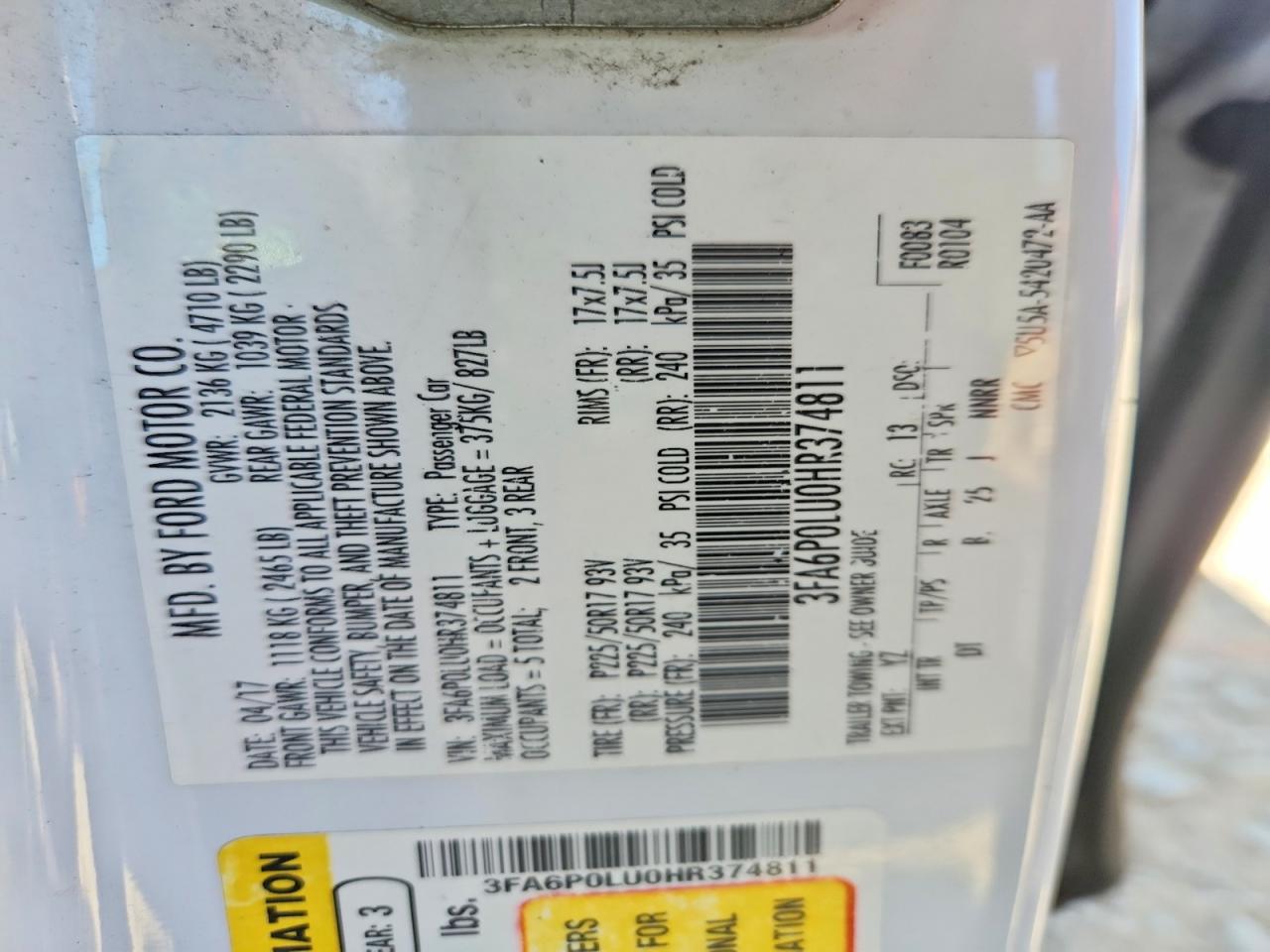 Ford Fusion Se Hybrid