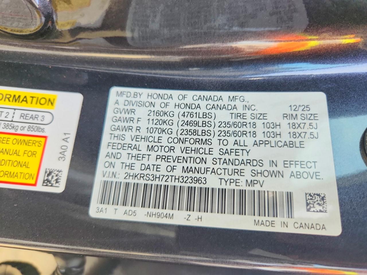 Honda Crv Exl