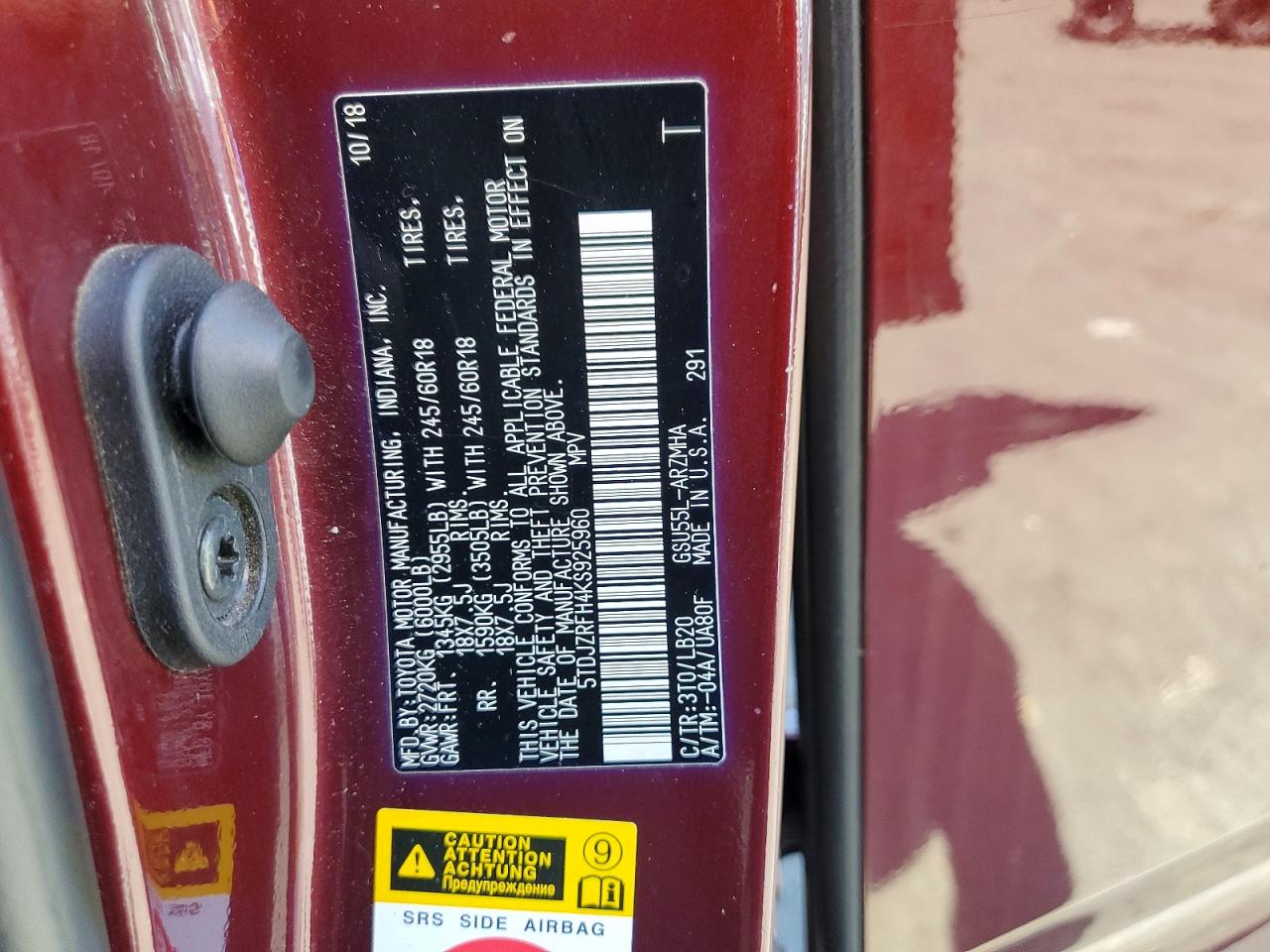 Toyota Highlander Xle