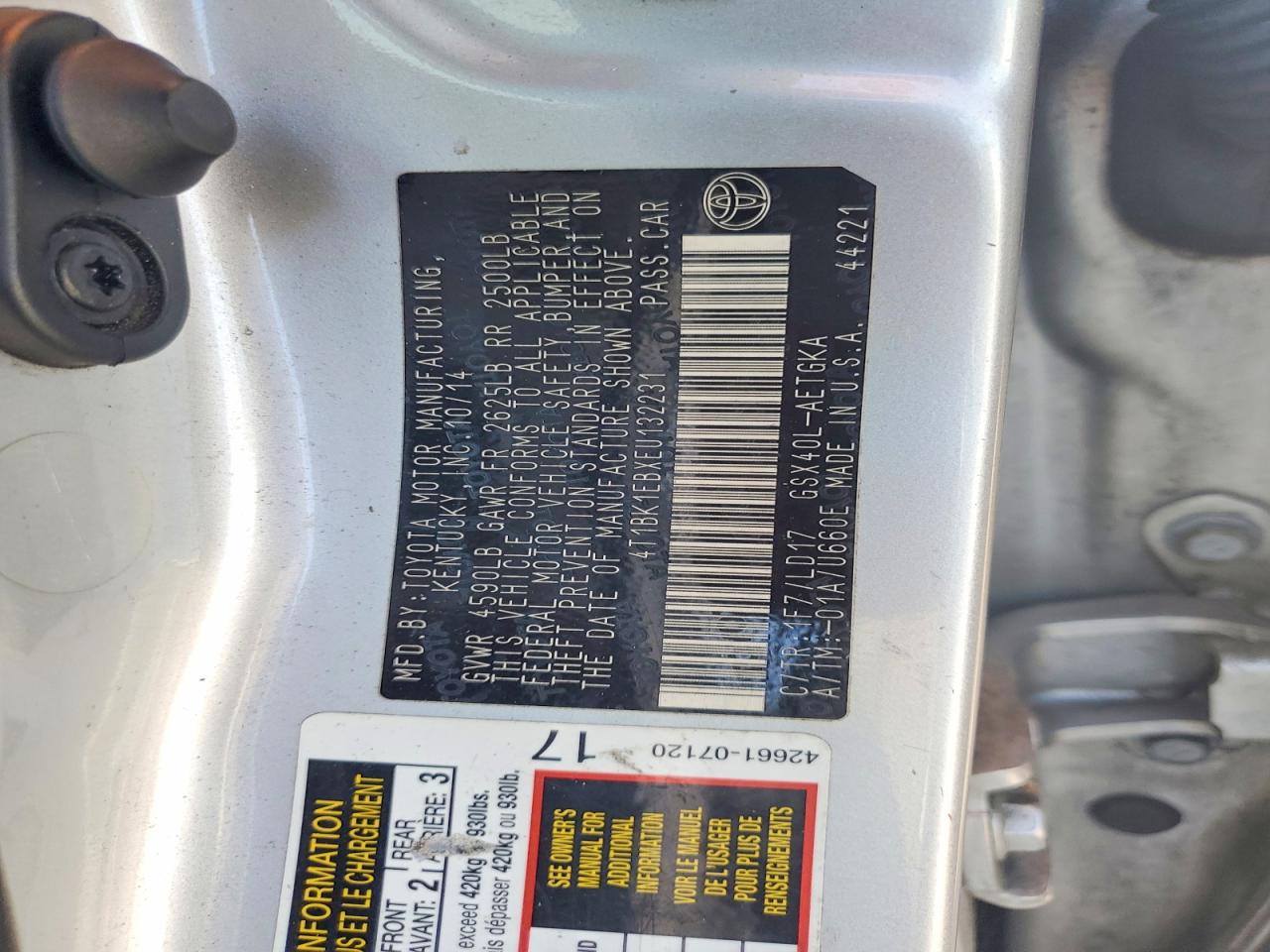 Toyota Avalon Xle