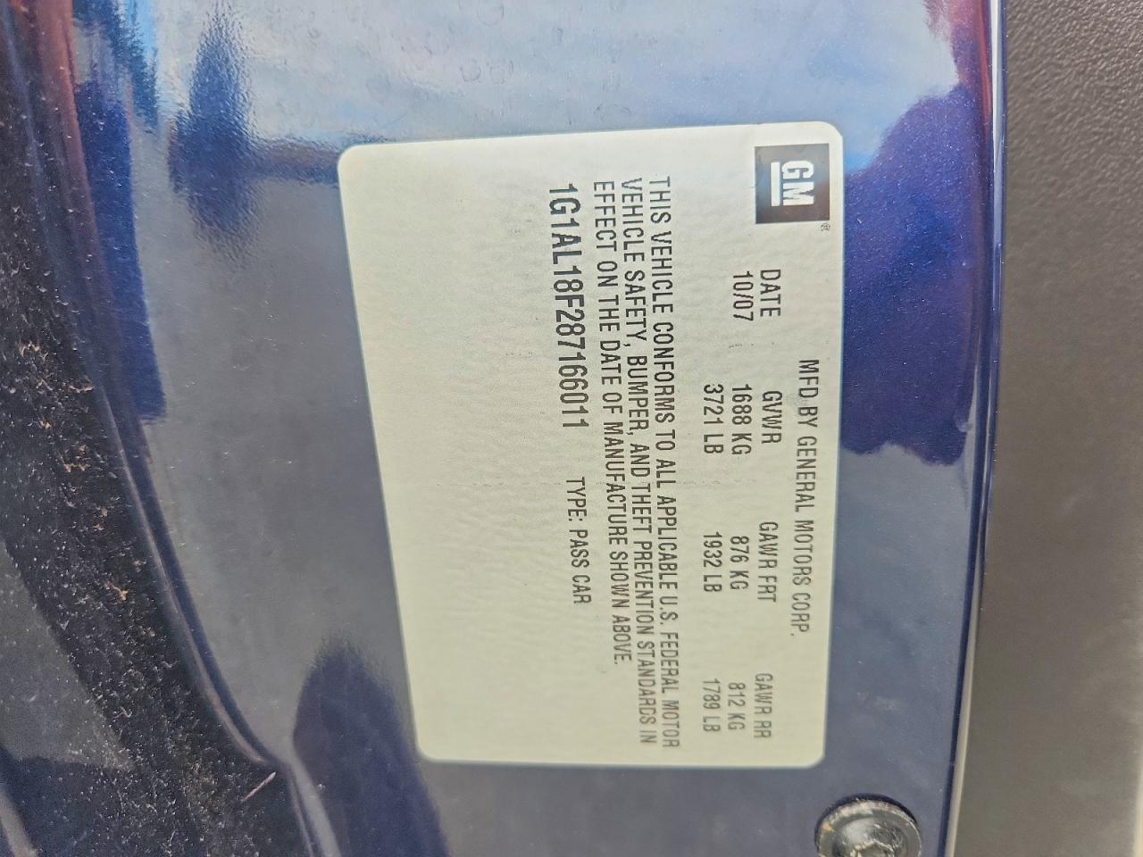 Chevrolet Cobalt Lt