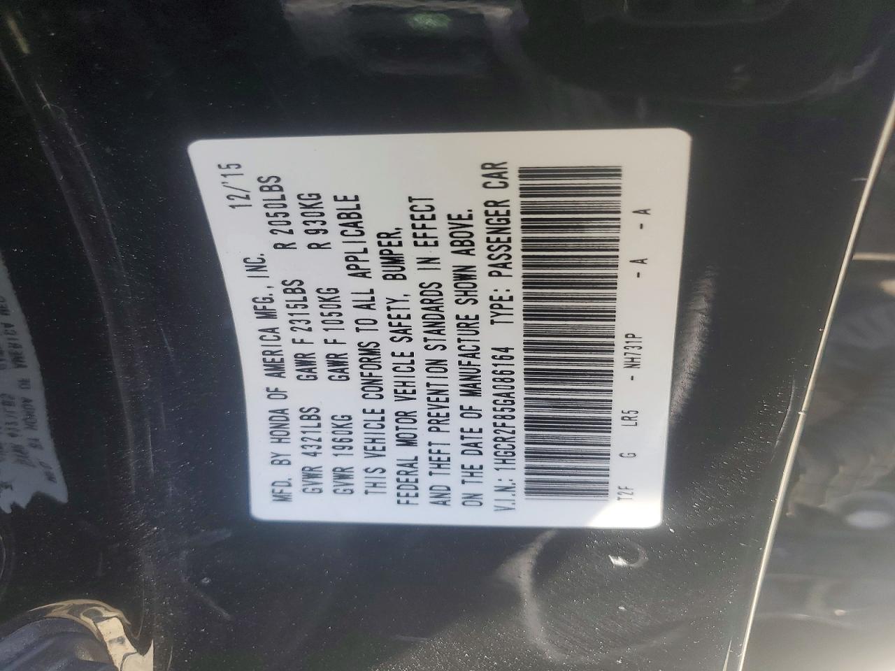 Honda Accord Exl