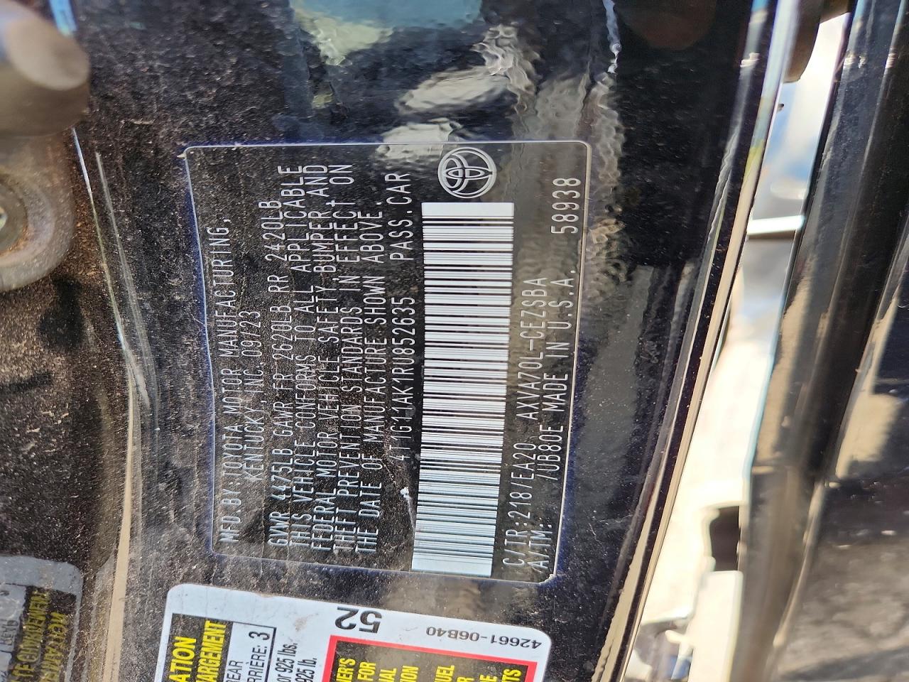Toyota Camry Se