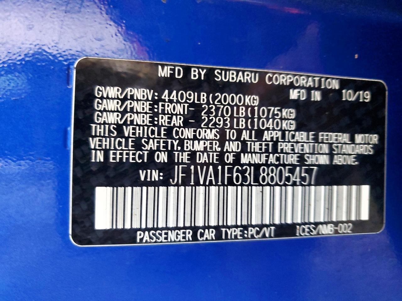 Subaru WRX Premium