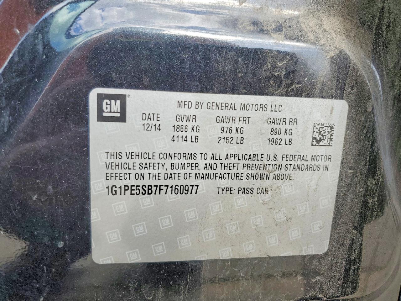 Chevrolet Cruze Lt