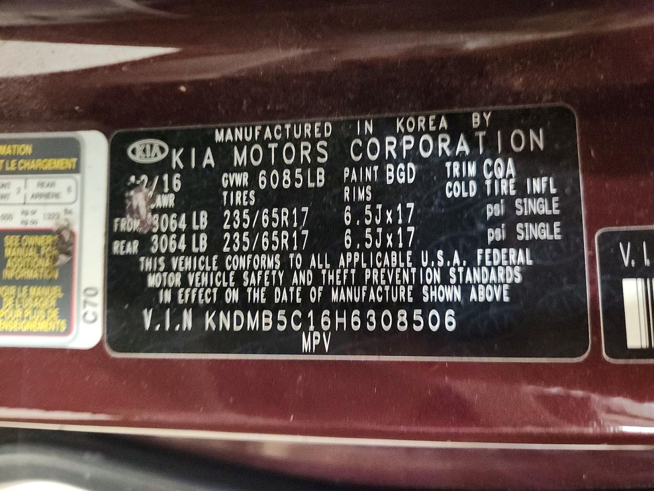 Kia Sedona Lx