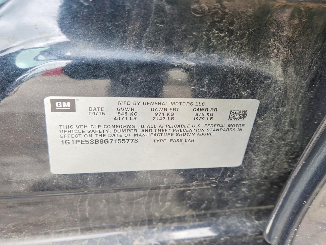 Chevrolet Cruze Lt