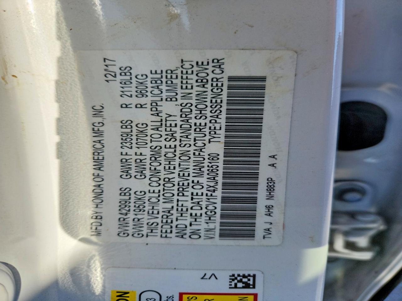 Honda Accord Ex