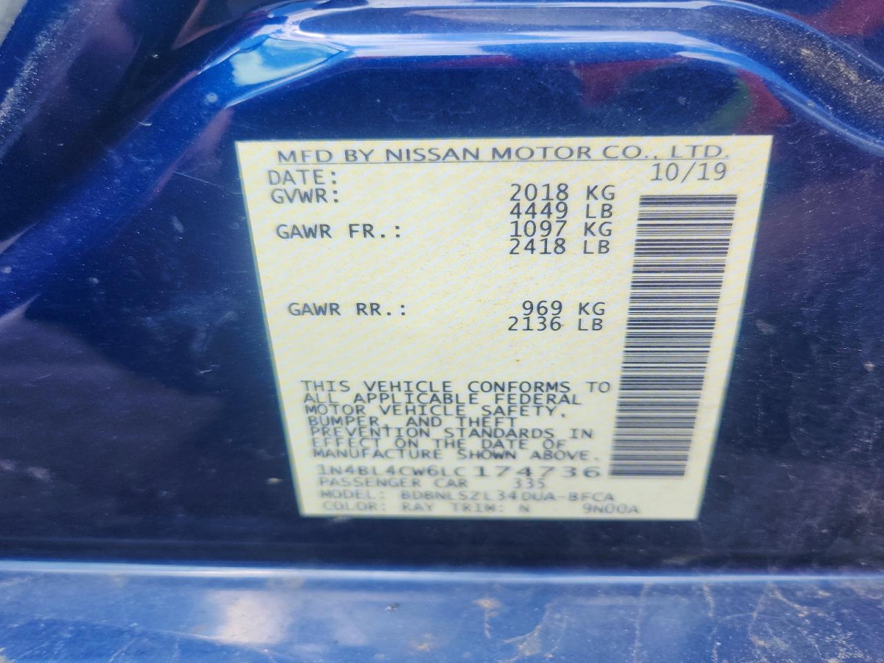 Nissan Altima Sr