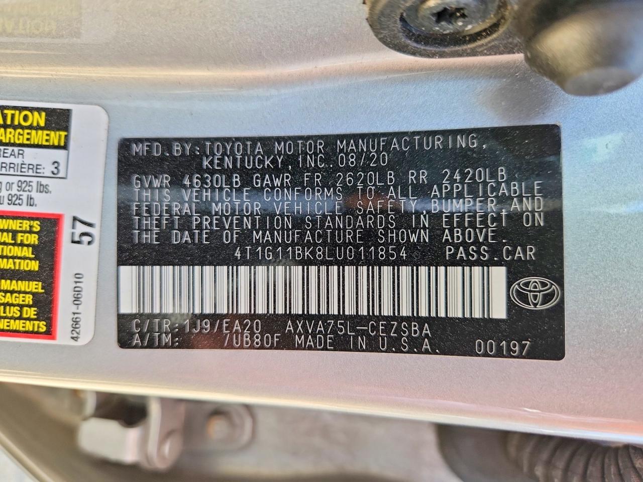 Toyota Camry Se