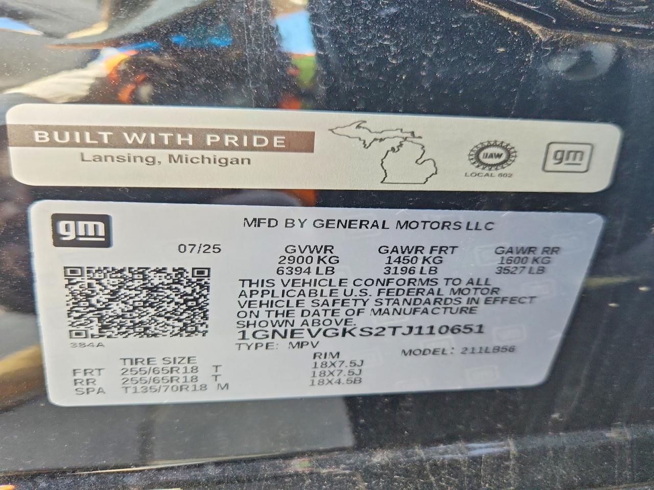 Chevrolet Traverse Lt