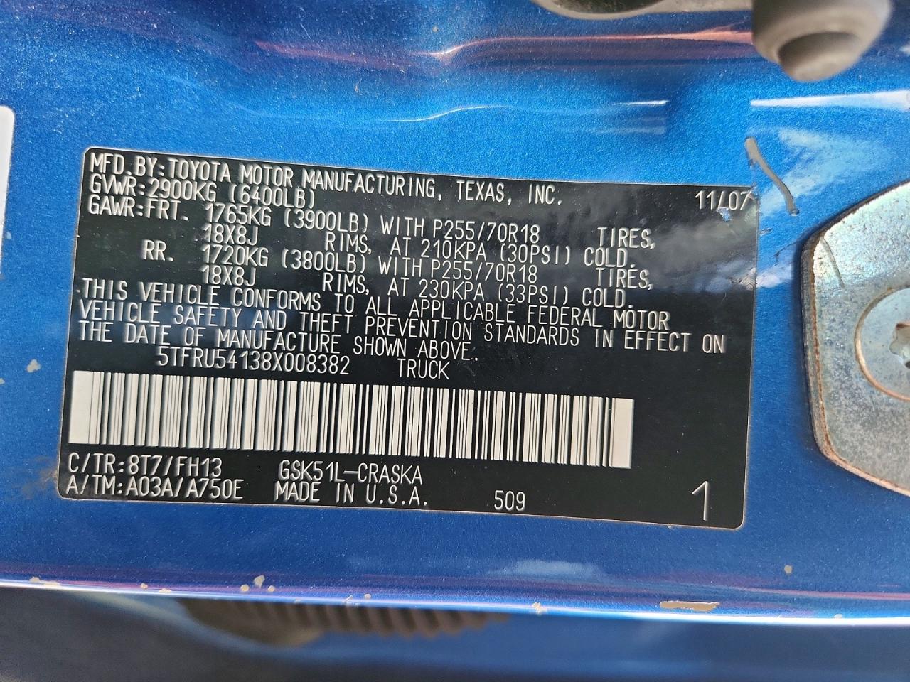 Toyota Tundra Grade