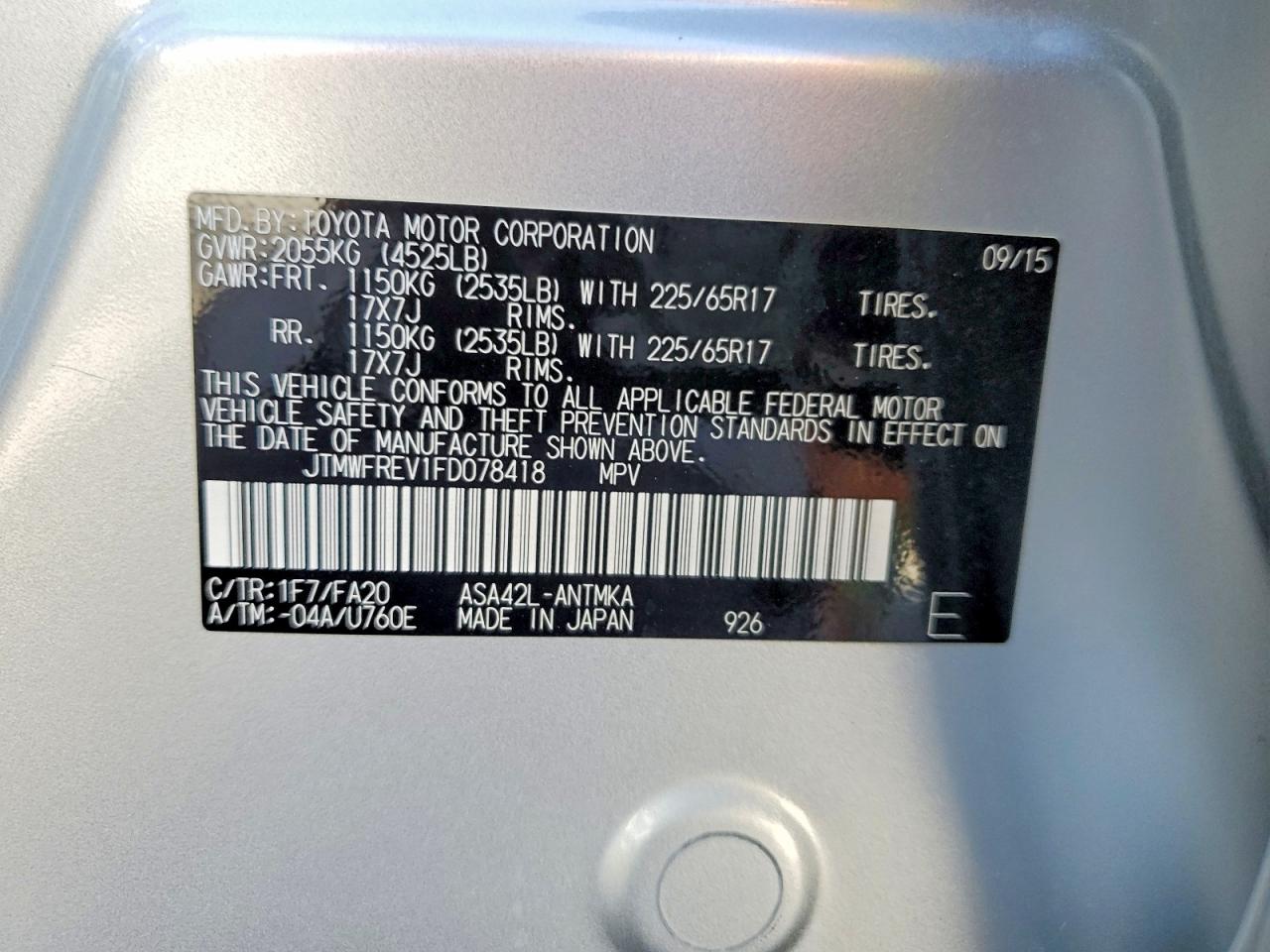 Toyota RAV4 Xle