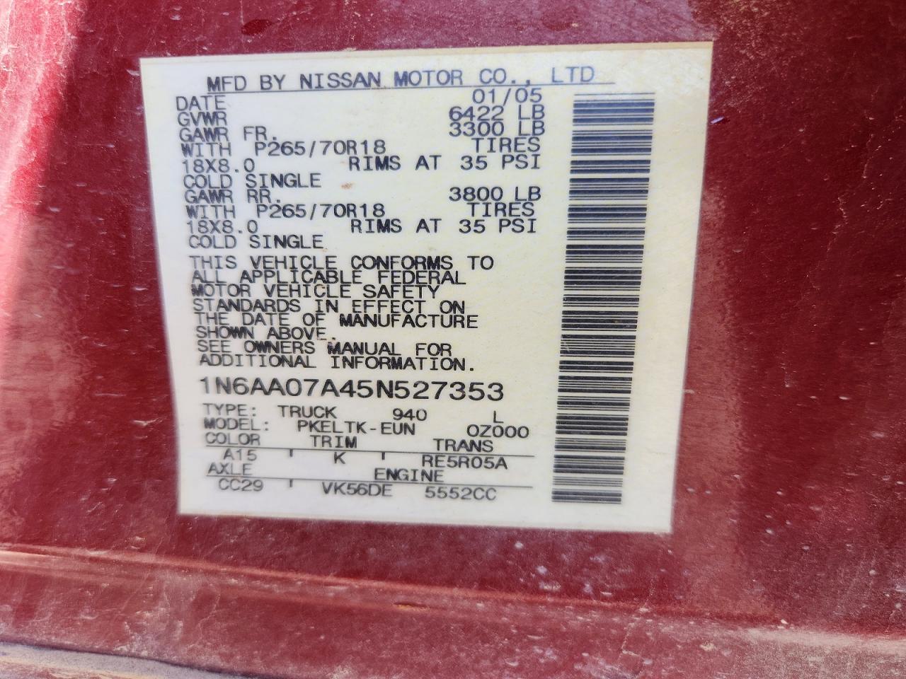 Nissan Titan Xe