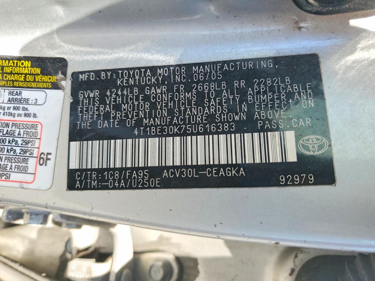 Toyota Camry Xle