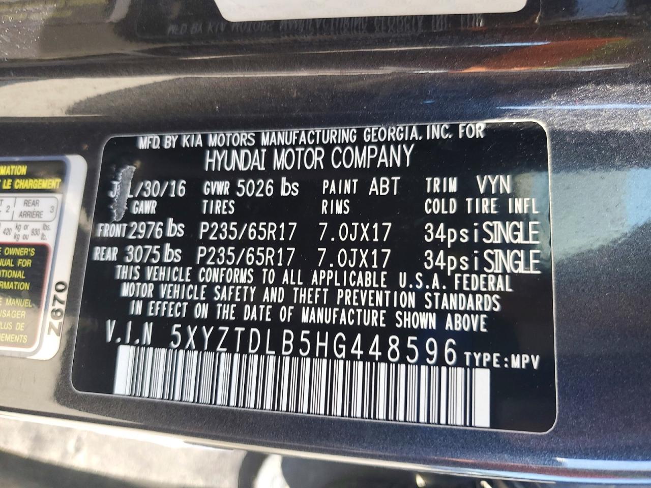 Hyundai SANTA FE 2.4l