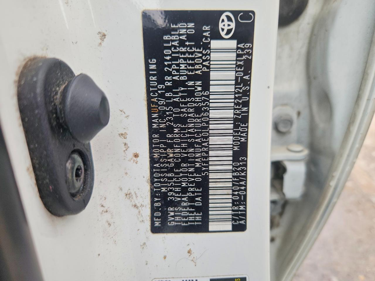 Toyota Corolla Le
