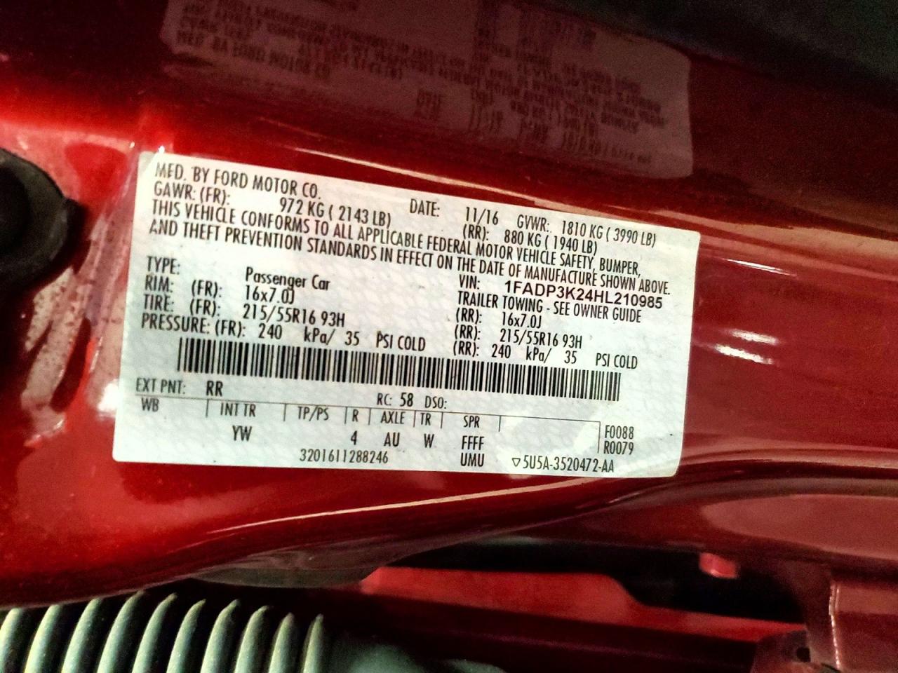 Ford Focus Se